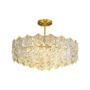 Snowflake Diamond Glass Chandelier