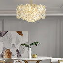 Snowflake Diamond Glass Chandelier