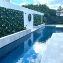 Sample Panel – Snowy White Vertical Garden (Small Sample) by Designer Plants USA