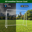 Soccer Goal for Backyard with Heavy Duty Frame and Ground Stakes by DirectDeals