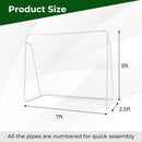 Soccer Goal for Backyard with Heavy Duty Frame and Ground Stakes by DirectDeals