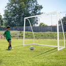 8' x 6' Soccer Goal with Ground Stakes and Soccer Cones by LJGDeals