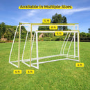 8' x 6' Soccer Goal with Ground Stakes and Soccer Cones by LJGDeals