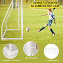 8' x 6' Soccer Goal with Ground Stakes and Soccer Cones by LJGDeals