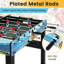 37 Inch Mini Foosball Table with Score Keeper and Removable Legs by DirectDeals