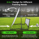 2-in-1 Portable Soccer Rebounder Net with Carrying Bag by LJGDeals