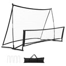 2-in-1 Portable Soccer Rebounder Net with Carrying Bag by LJGDeals