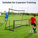 2-in-1 Portable Soccer Rebounder Net with Carrying Bag by LJGDeals