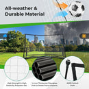 2-in-1 Portable Soccer Rebounder Net with Carrying Bag by LJGDeals
