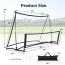 2-in-1 Portable Soccer Rebounder Net with Carrying Bag by LJGDeals