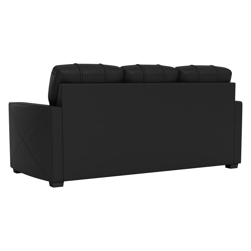 Silver Sofa with  Carolina Panthers Secondary Logo