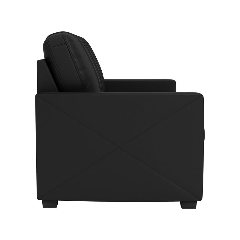 Silver Sofa with Isles Gaming Team Logo