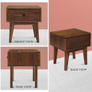 Acacia Sofia 1-Drawer Solid Wood Nightstand for Stylish Storage