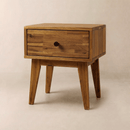 Sofia Solid Wood Nightstand by Megsu