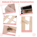 Soft Velvet Fabric Toddler Bed Frame with Safety Rails by LJGDeals