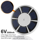 Single Row Solar Flagpole Top Light