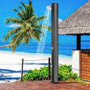 7.5 Feet 15.9 Gallon Solar Heated Outdoor Shower with Shower Head-Black by LJGDeals