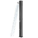 7.5 Feet 15.9 Gallon Solar Heated Outdoor Shower with Shower Head-Black by LJGDeals