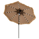 10 Feet Hawaiian Style Solar Lighted Thatched Tiki Patio Umbrella by LJGDeals