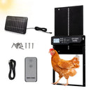 Solar Powered Automatic Chicken Coop Door with Remote Control by LJGDeals