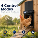 Solar Powered Automatic Chicken Coop Door with Remote Control by LJGDeals