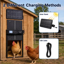 Solar Powered Automatic Chicken Coop Door with Remote Control by LJGDeals