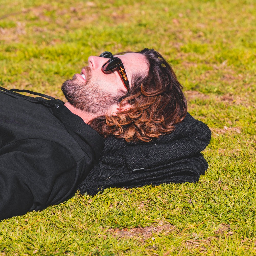 Solid Black Blanket, photo 3 of 5
