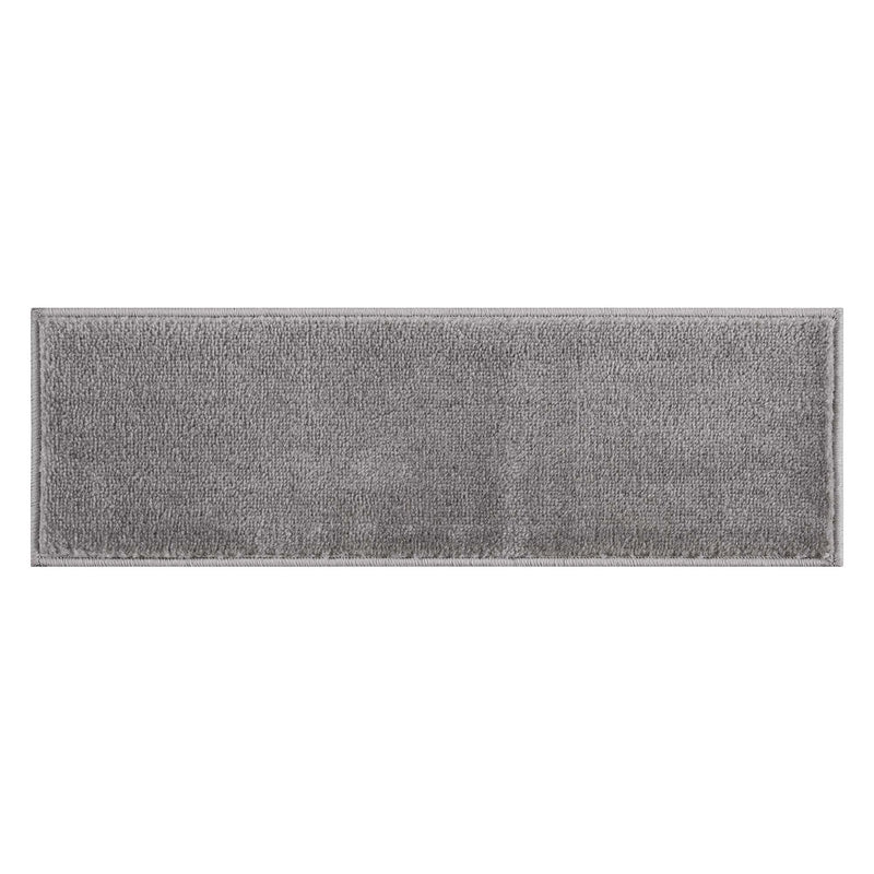 Stair Treads Rug 9"x28" Solid Collection | Gray