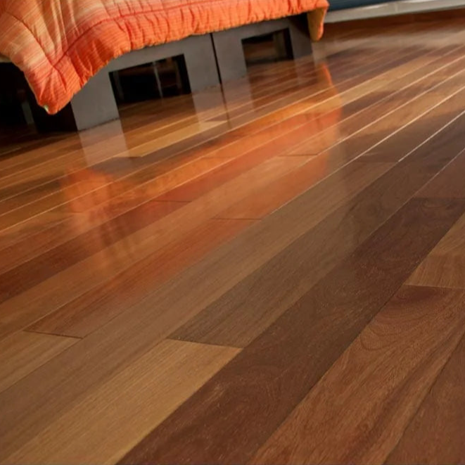 Brazilian Teak Smooth Solid Hardwood 3/4" x 5" Premiere Cumaru Flooring - Natural