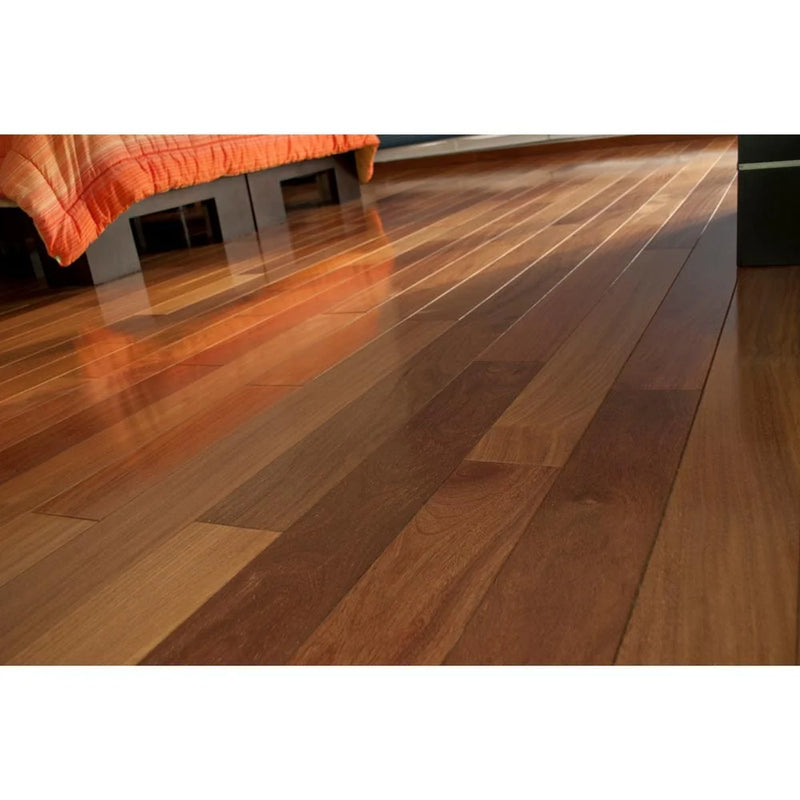 Brazilian Teak Smooth Solid Hardwood 3/4" x 3.25" Premiere Cumaru Flooring - Natural