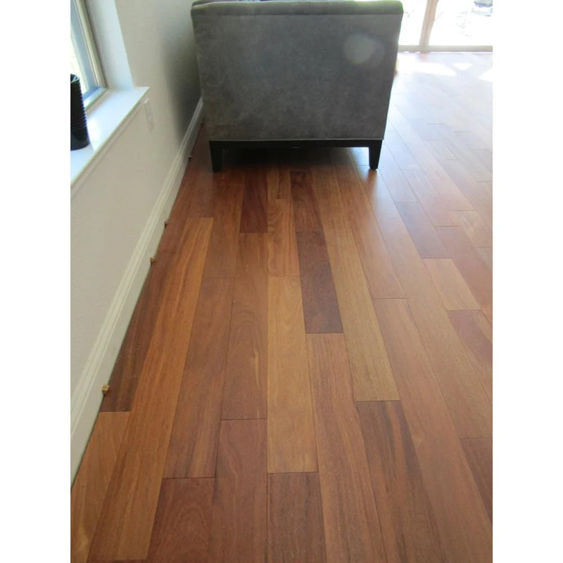 Brazilian Teak Smooth Solid Hardwood 3/4" x 3.25" Premiere Cumaru Flooring - Natural