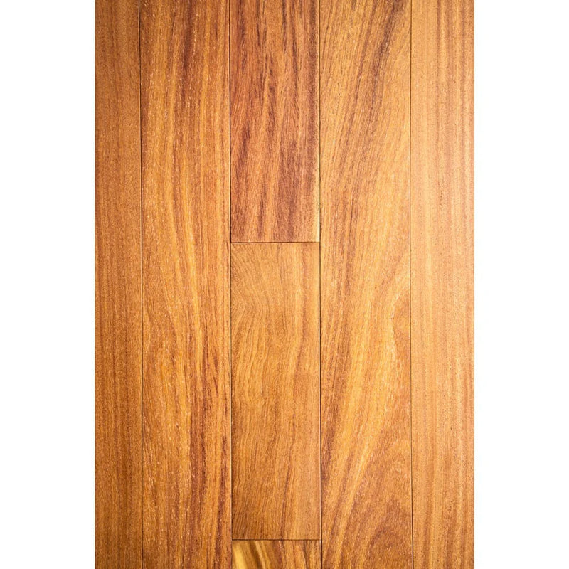 Brazilian Teak Smooth Solid Hardwood 3/4" x 3.25" Premiere Cumaru Flooring - Natural