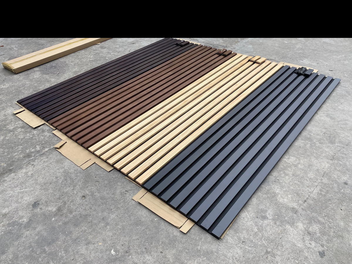 Solid Wood Acoustic Slat Wall Panels (Broad Strip), photo 2 of 31