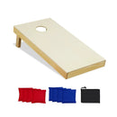 Solid Wood Cornhole Board Set Portable Corn Hole Game Board Includes 8 Bean Bags by LJGDeals