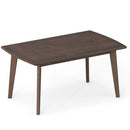 Solid Wood Modern Coffee Table with Tapered Legs by LJGDeals