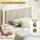 Solid Wood Structure Bed Frame with 2 Drawers Upholstered Headboard-Twin Size by LJGDeals