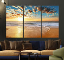 Soothing Sunset on Calm Beach
