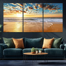 Soothing Sunset on Calm Beach