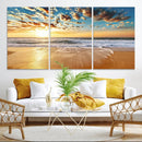 Soothing Sunset on Calm Beach