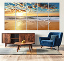 Soothing Sunset on Calm Beach