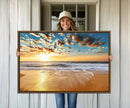 Soothing Sunset on Calm Beach