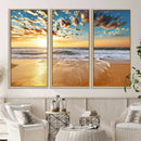 Soothing Sunset on Calm Beach