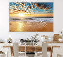 Soothing Sunset on Calm Beach