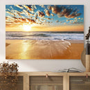 Soothing Sunset on Calm Beach