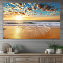 Soothing Sunset on Calm Beach