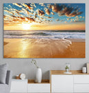 Soothing Sunset on Calm Beach