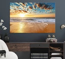 Soothing Sunset on Calm Beach