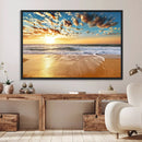 Soothing Sunset on Calm Beach