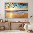Soothing Sunset on Calm Beach