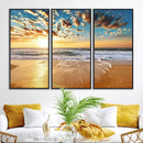 Soothing Sunset on Calm Beach